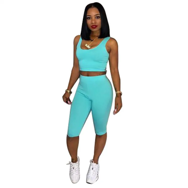 Sweat shorts and crop top set Clearance