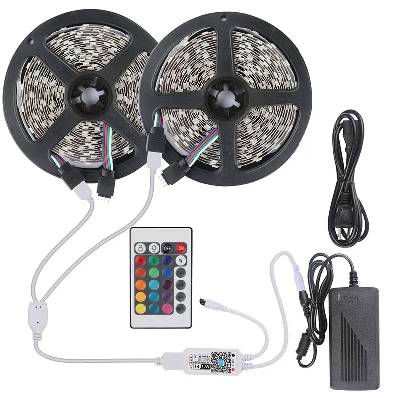 Special offers 16.4ft 300 LEDs/m 5050 IP68 Waterproof MagicLight WiFi Smart LED Strip Lights, Smart Wireless APP Controlled