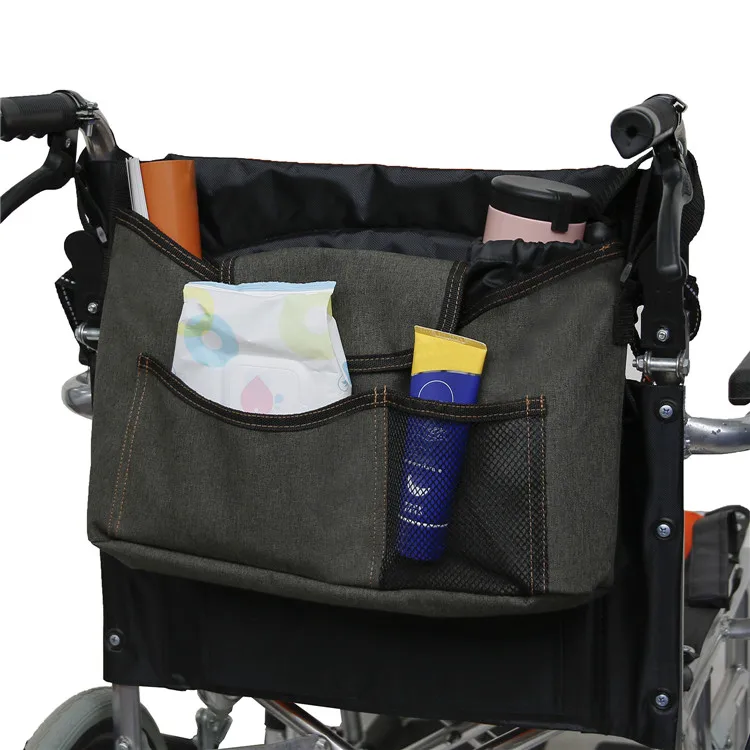 New Design Wholesale Custom Wheelchair Accessories Storage Side Bag