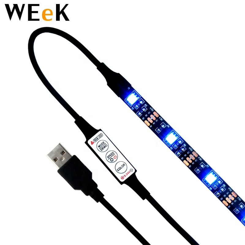 200cm LED Light Strip for Home Kitchen Party Christmas and More TV Backside USB LED Light Strip WL-USB3K-02