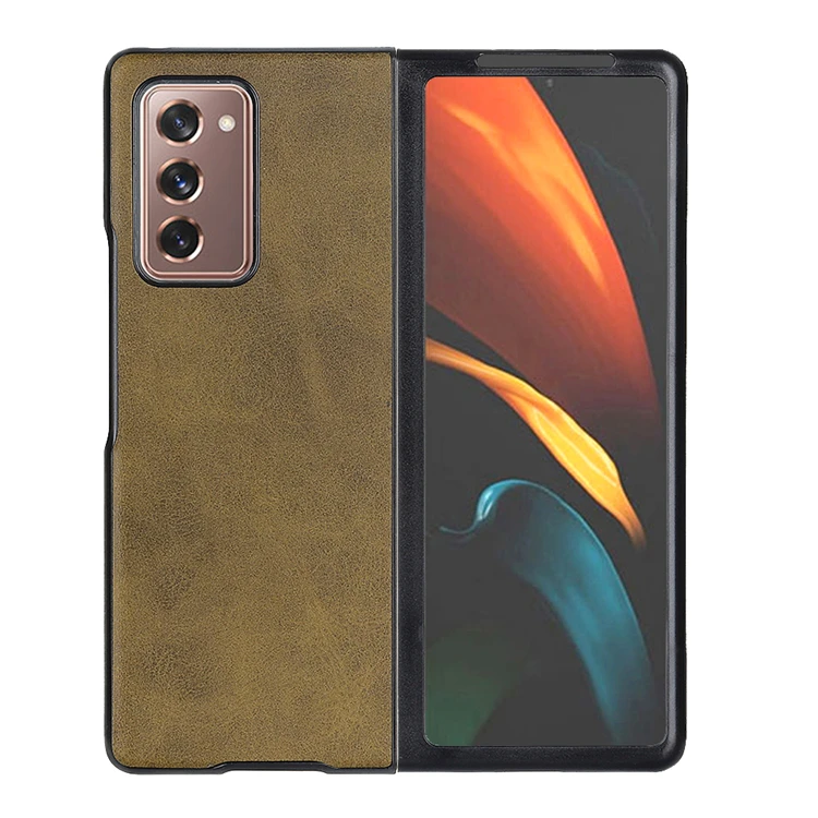 硬质真皮保护套samsung Z Fold 2 5g 三星galaxy Z Fold 2 5g皮质保护壳 Buy 三星z Fold 2 5g 皮革三星z Fold 2 5g Galaxy Z Fold 2皮套