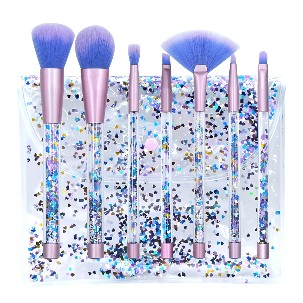 Bling Glitter Pincis De Maquiagem Amostras Grtis Make Up Brush Set