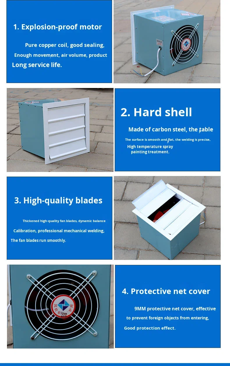 Axial Flow Exhaust Fan, Stainless, Steel, Explosion-proof - detail 6