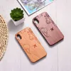For iPhone 6S 6Plus 7 7Plus 8 8Plus XR X XS Max 11 Pro Max Engraved Passport Flight Travel World Map Wood Phone Case Funda Coque