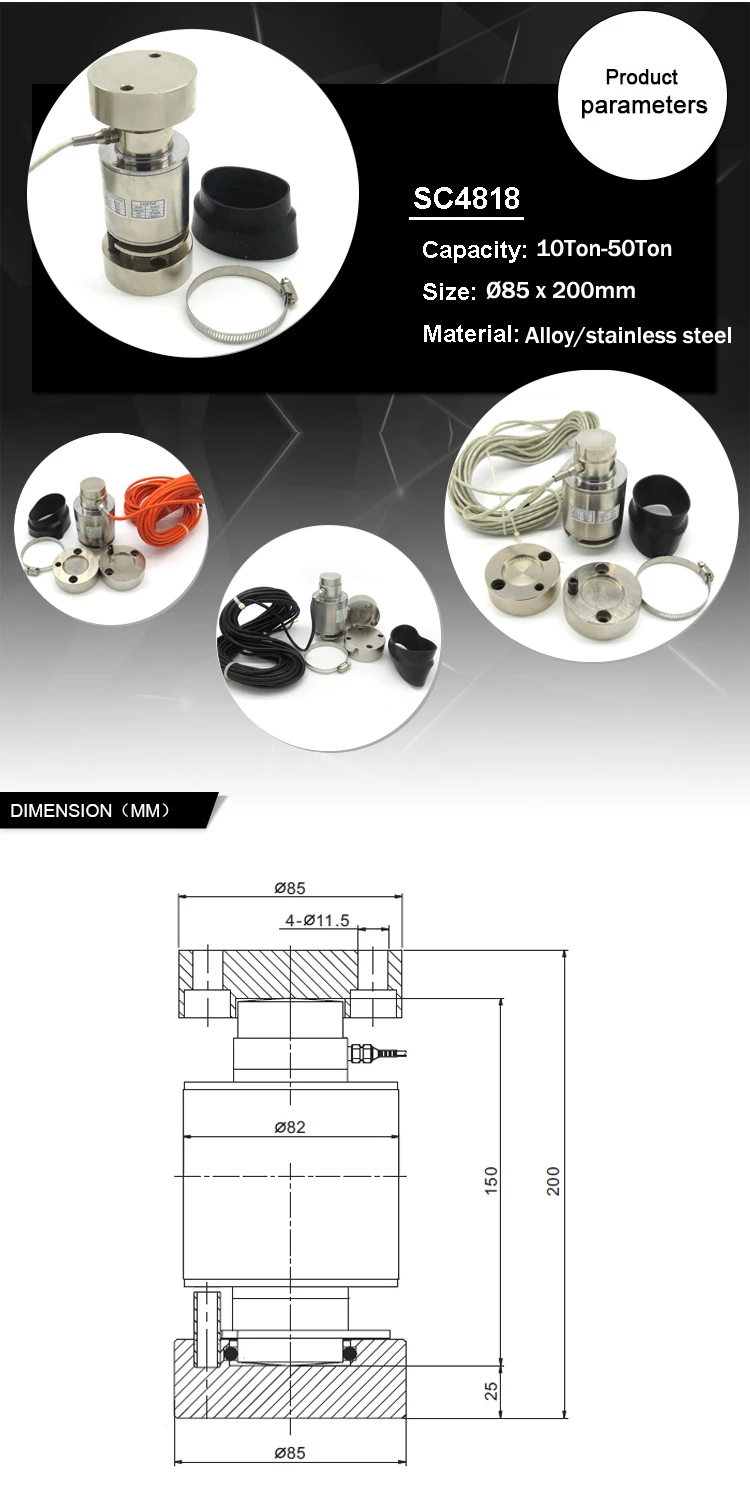Truck Vehicle Scale - Canister Compression Column Load Cell