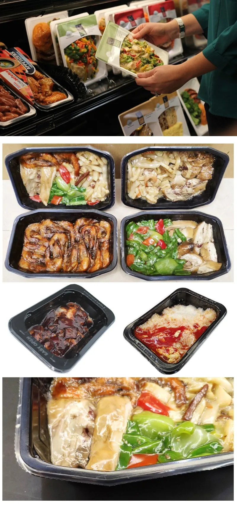 Vacuum Skin Packaging - Prepared Meals (Meal Prep packaging) 