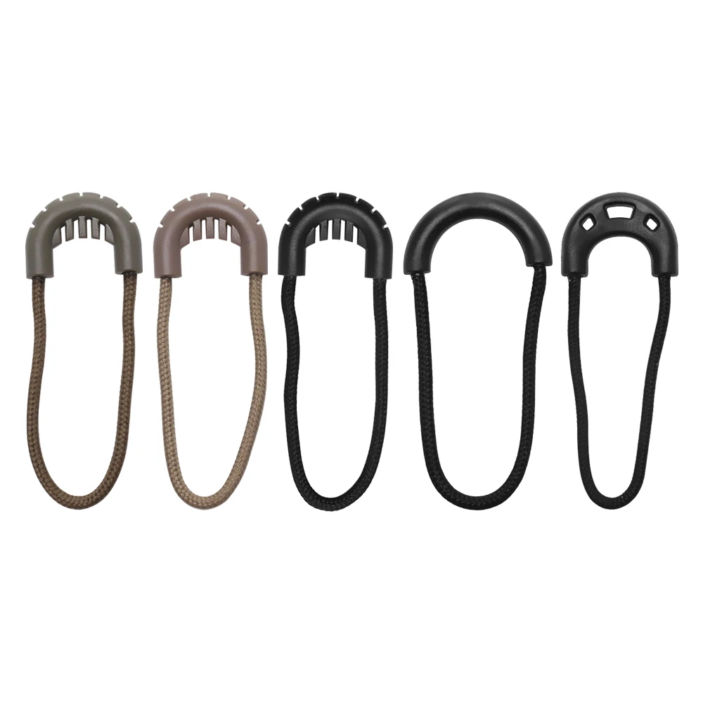10pcs EDC Anti-theft Zipper Tail Rope Shoulder Bags Longer Zipper Rope 