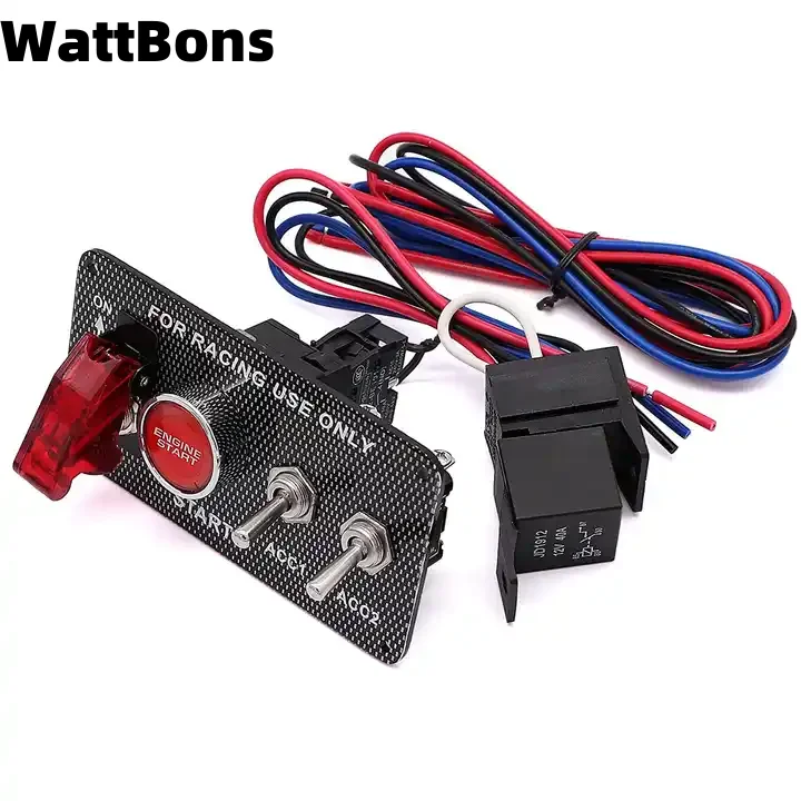 Ignition Switch Panel 12v 24v Led Lighted Toggle Switch Engine Start