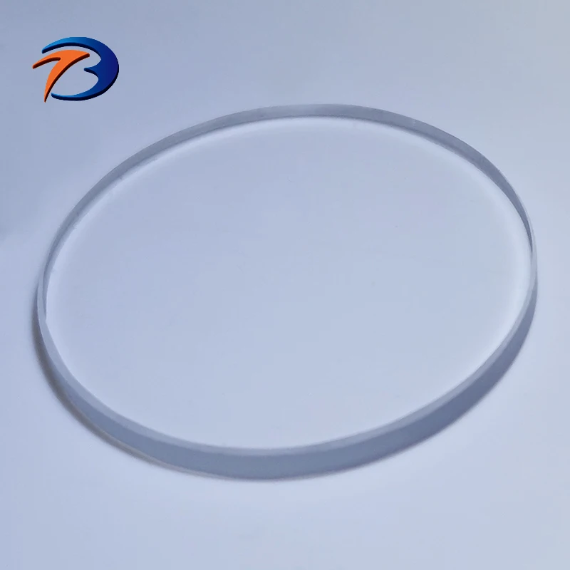 Optical glass wafer optical flat glass caf2 windows ir caf2 wafer crystal windows uv caf2 window