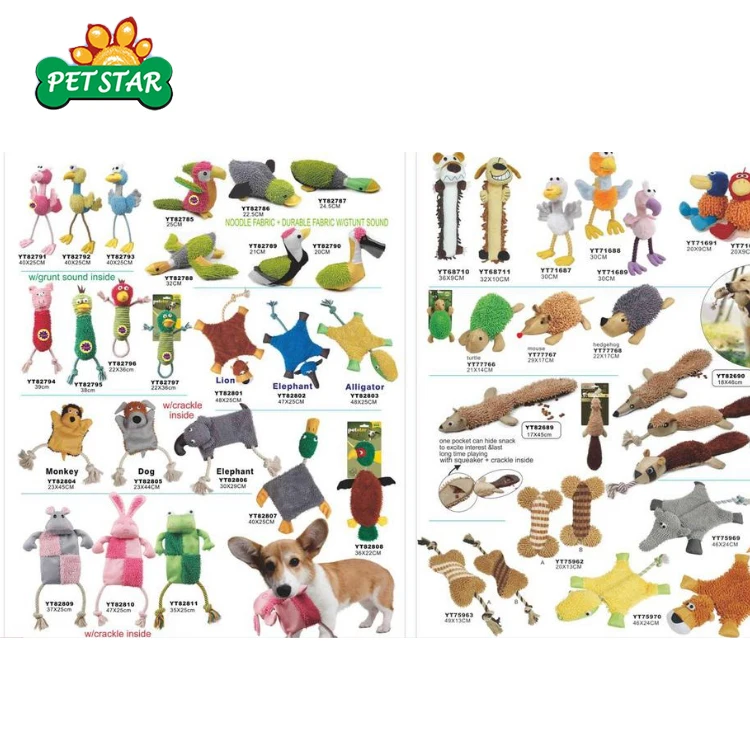 Pet Product 20 Years Experience Professional Juguetes Para Mascotas Dog Plush Toy Eco Friendly