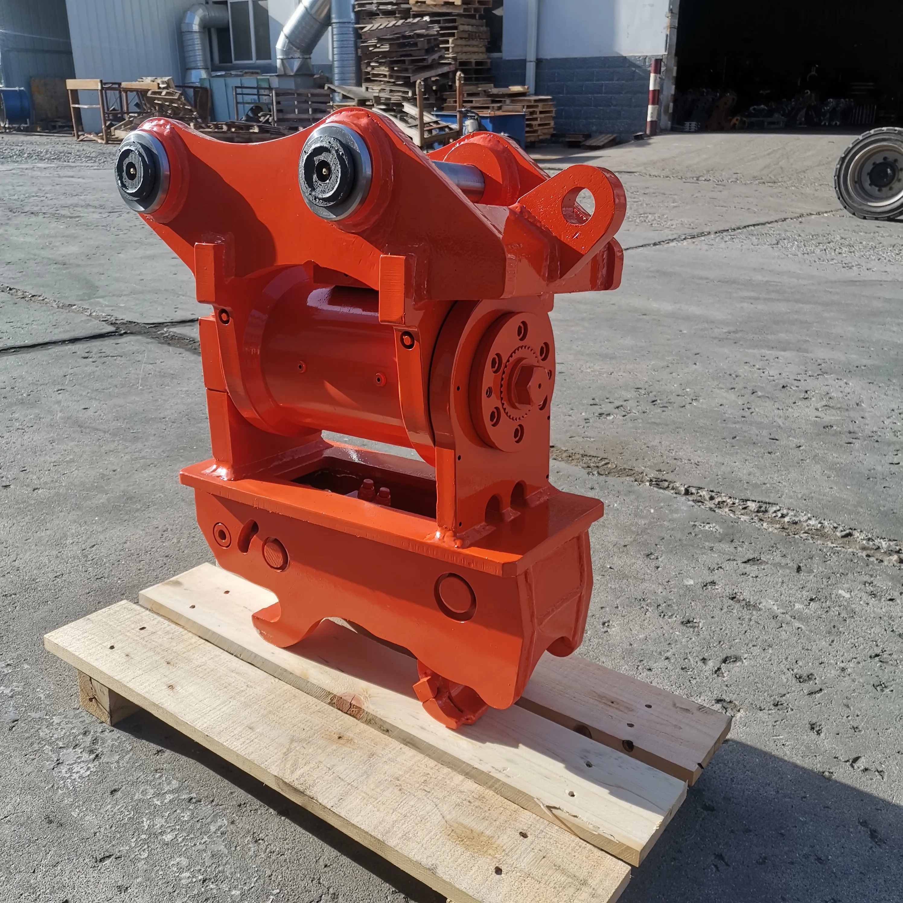 Excavator Tilting Rotating Hydraulic Quick Coupler For Zx40 Zx75