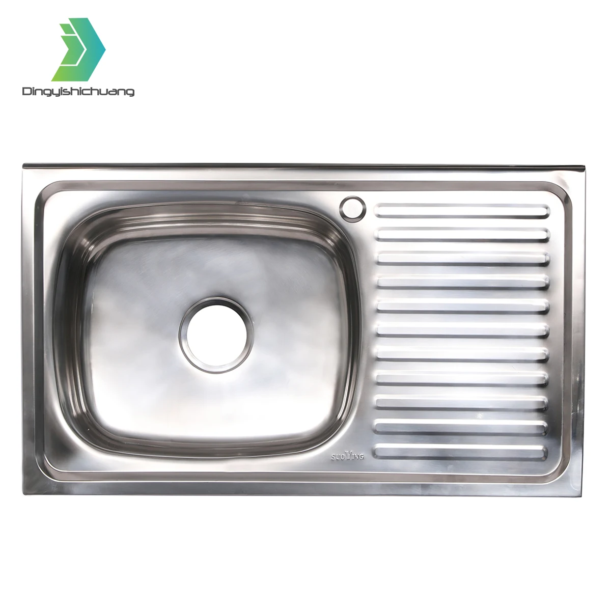 Unique Drainboard Stainless Steel Sink 304 Basin Deep Laundry Kitchen Sink For Cabinet