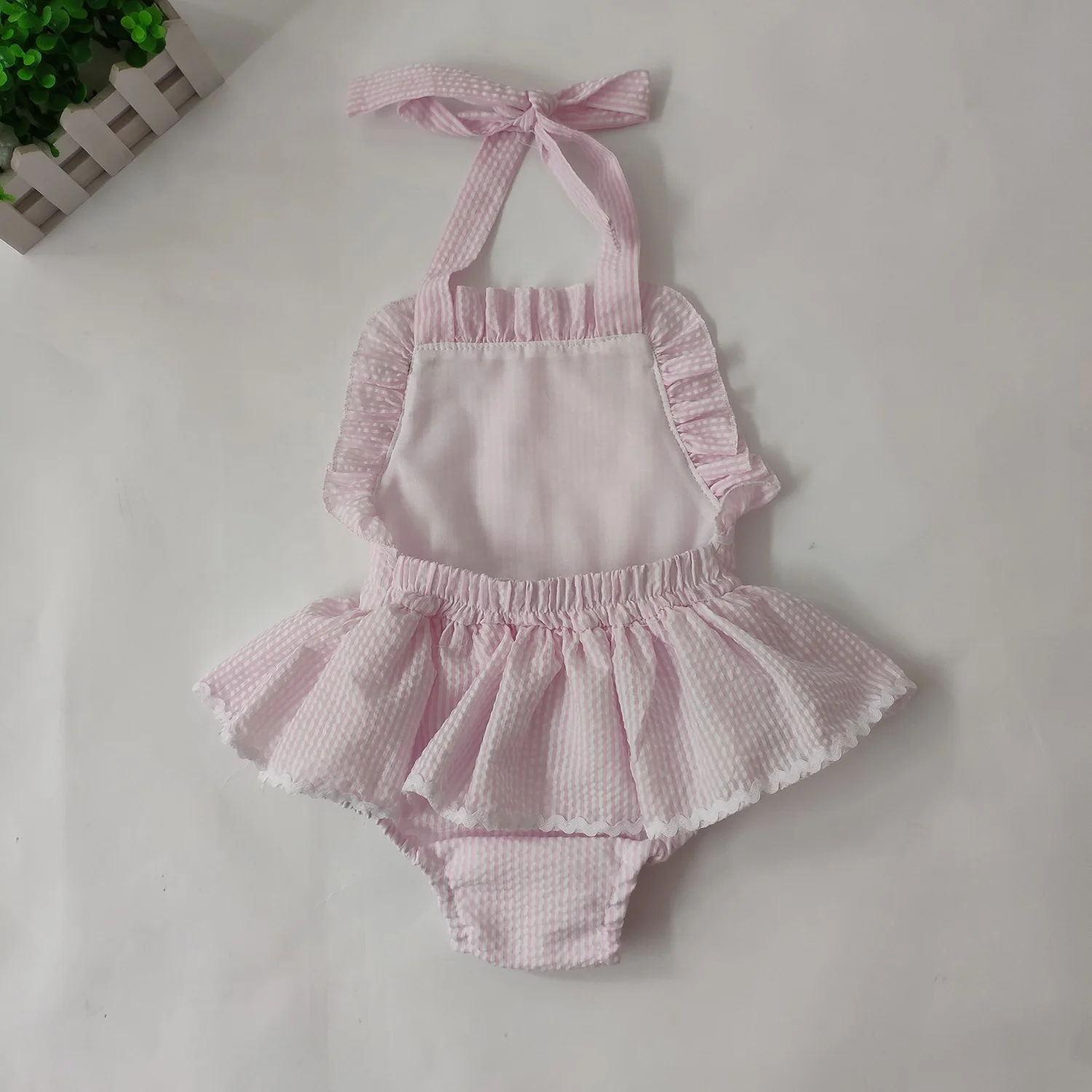 New Arrival Seersucker One-piece Baby Swimsuit Baby Girl Bathing Suit ...