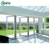 10 Year Warranty Patio Black Aluminum Frame Glass Stack Bifold Door In China