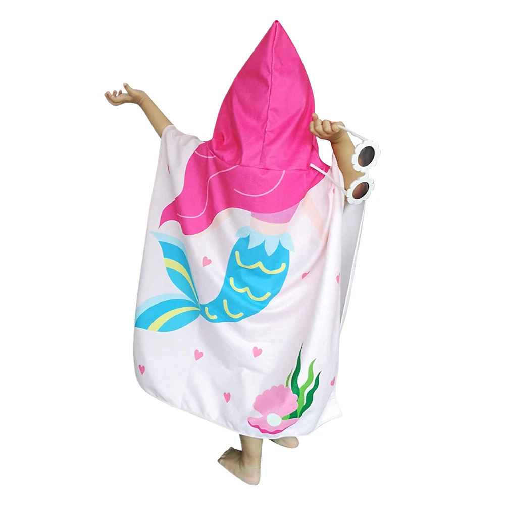 microfiber beach kid hooded towel