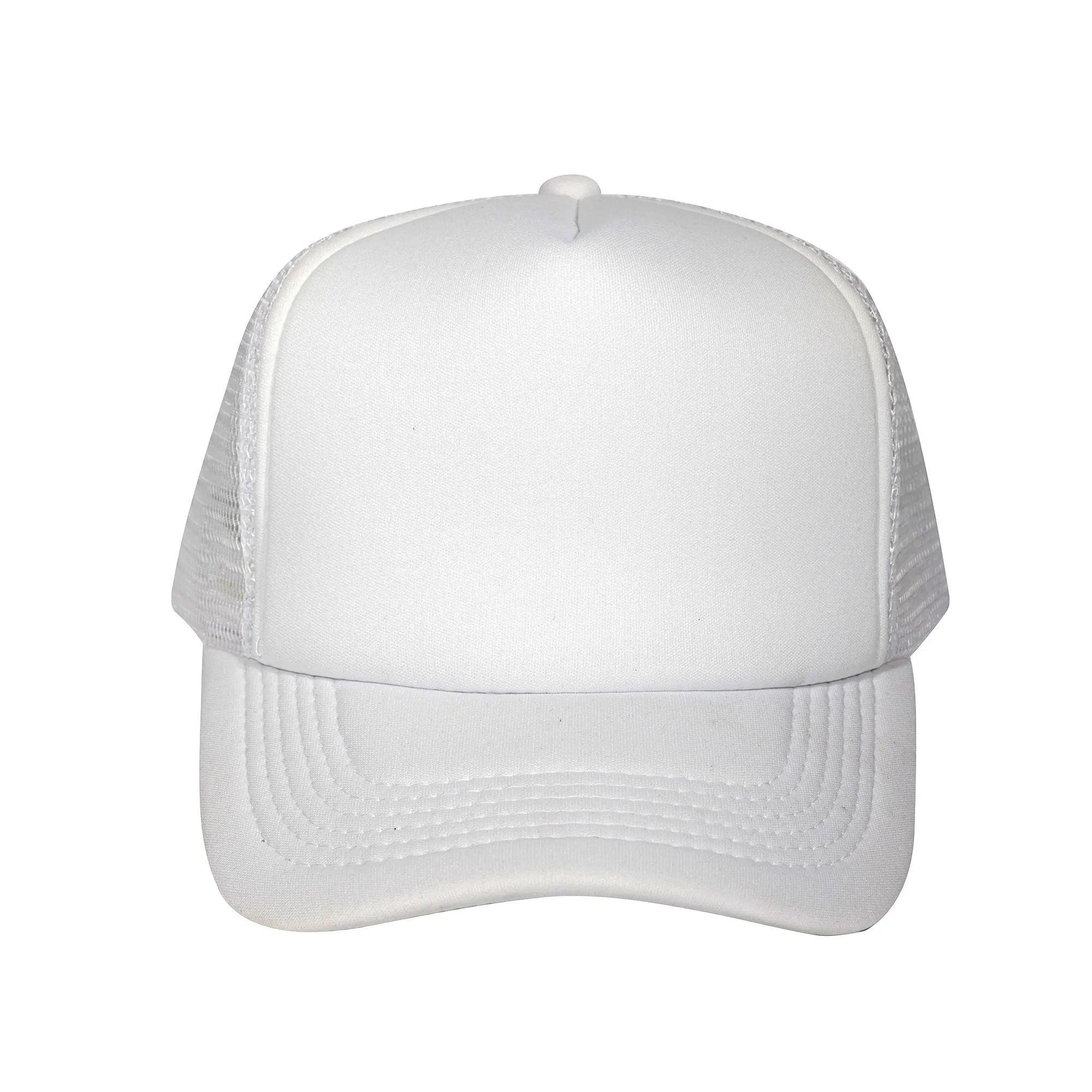 plain white trucker hat