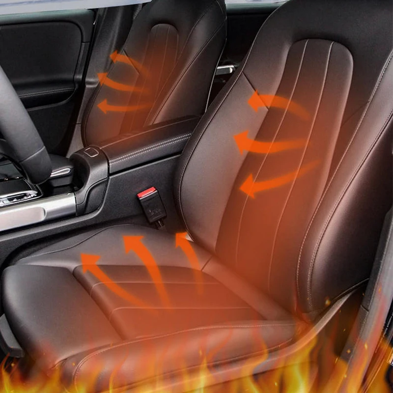 Dc12v New Design Car Seat Ventilation Cooler With 5 Fans And Alloy Wire