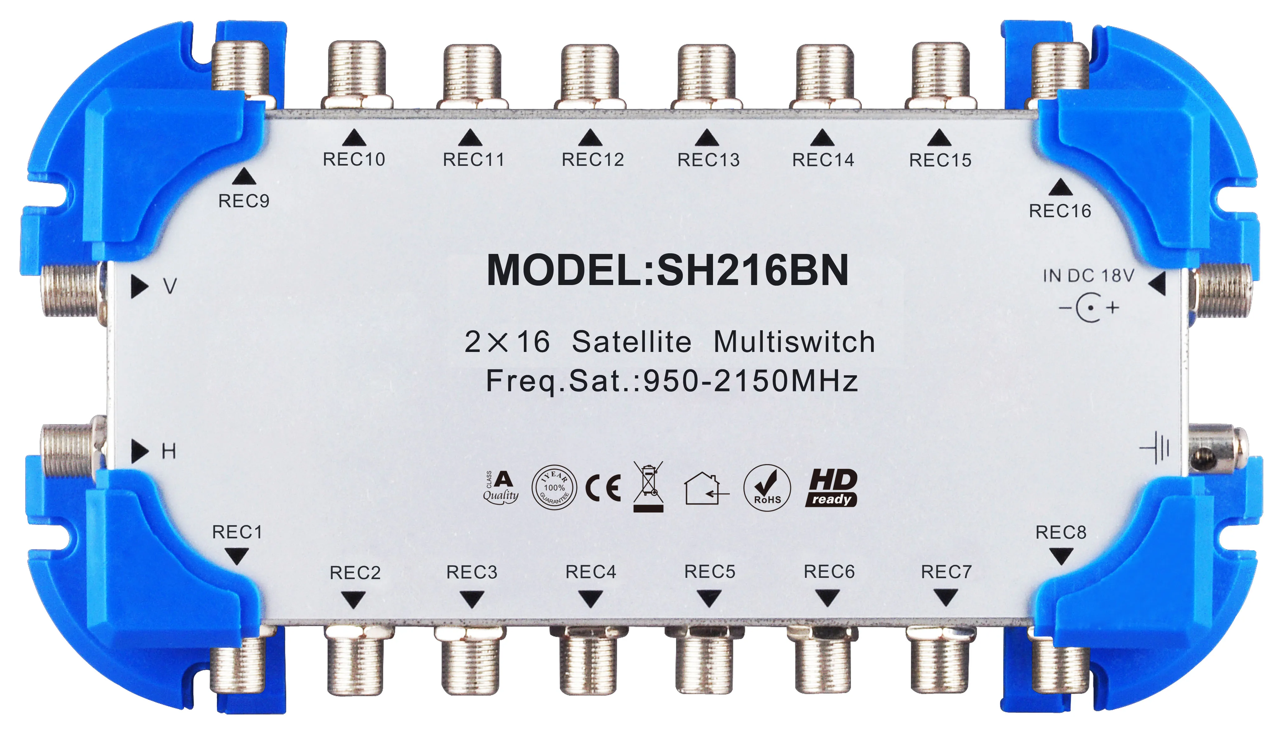 Hejia 2x16 Standalone Satellite Multiswitch 2 In 16out Buy