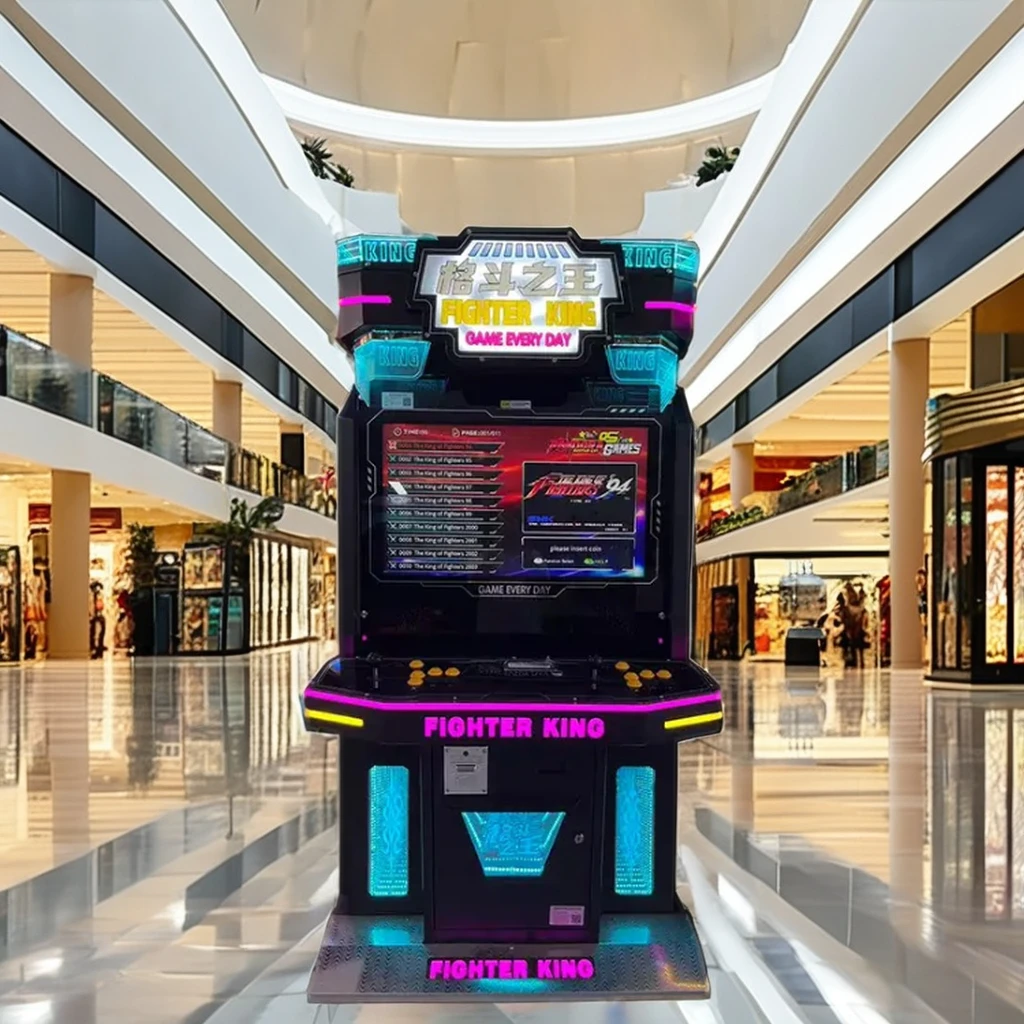 2 Player Coin-Operated Arcade Game Machine Fighter King Indoor Game for Kids Metal Cabinet in Shopping Mall supplier