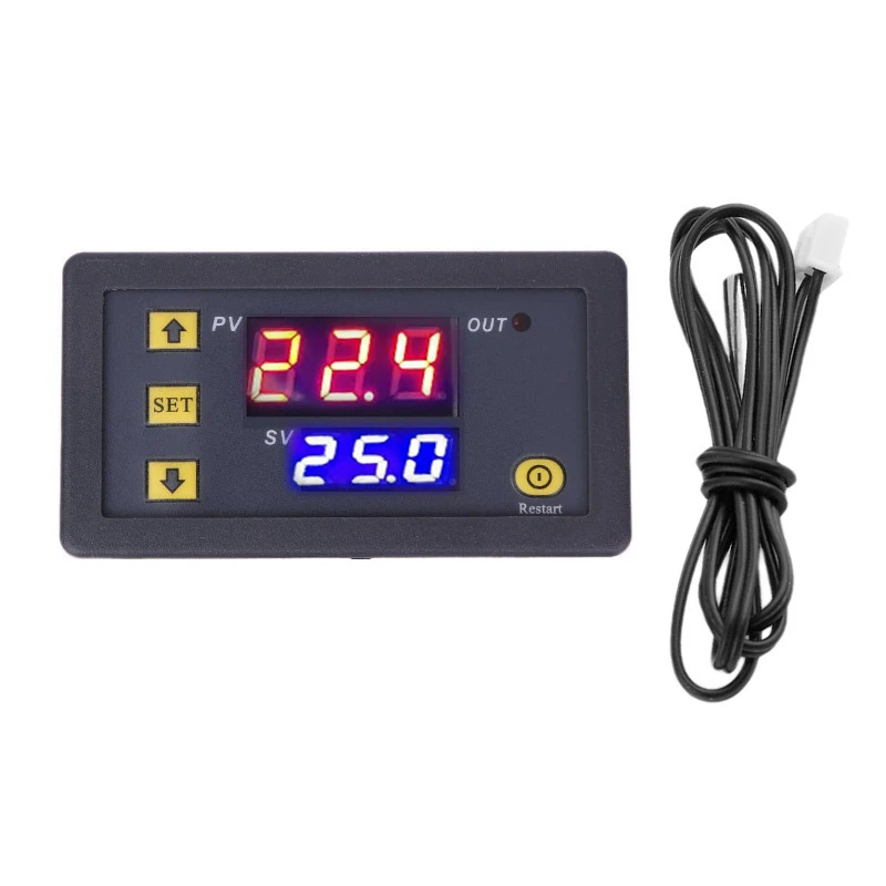 Diymore W3230 LCD 12 V 20 A thermostat numérique contrôleur de température Mètre Capteur Régulateur de chauffage refroidissement avec alarme haute température
