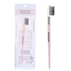 Private Label Professional Single Make Up Brush Double Side Pink Makeup Eyebrow Brush with Comb