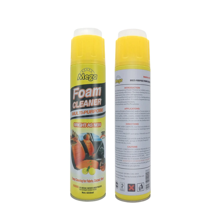 All Purpose Foam Cleaner for Leather Fabric Textile Foam Multipurpose Foam  Cleaner Spray - China Foam Cleaner, Car Care