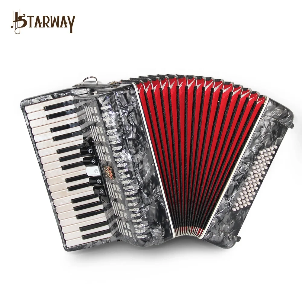 China Parrot 34 Keys 60 Bass Diatonic Keyboard Accordion