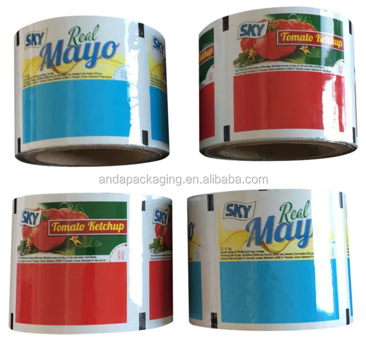 Ketchup Sachet Packaging Material Ketchup Film Roll Sauce Pouch