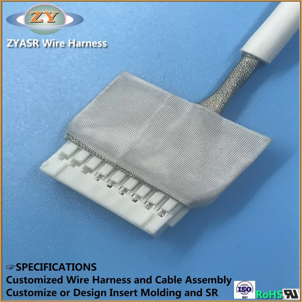 Custom flexible wiring harness cable asemblies molding SR cable assembly - ANKUX.COM