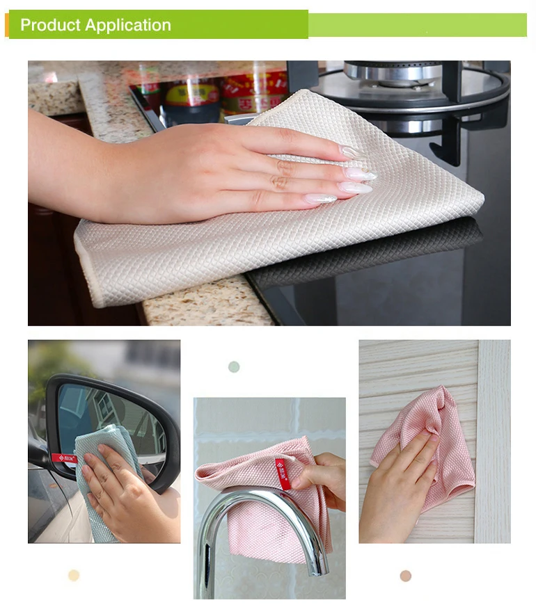 He Bei Fu Long China Household Product Microfiber Cleaning Wipes Car Washing Towels Microfiber Towel Microfibre Cleaning Cloths