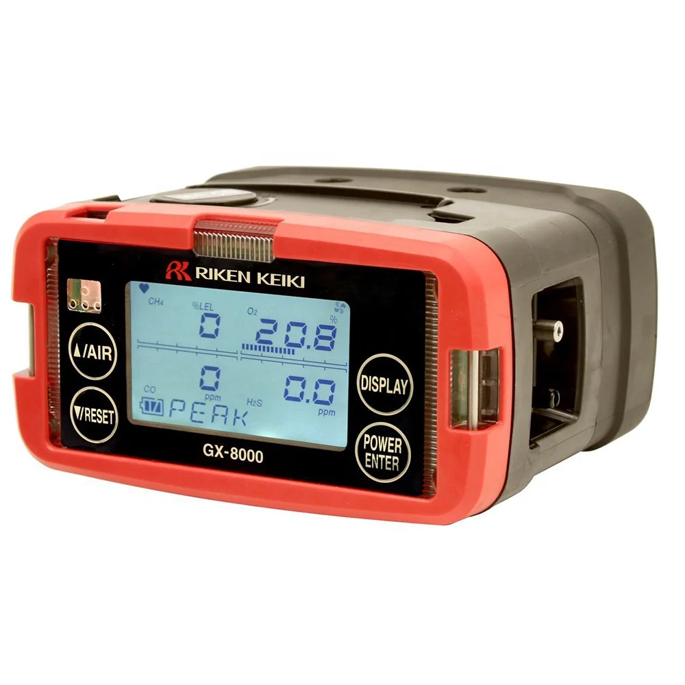 Original Riken Keiki Sample Draw Portable Multi Gas Monitor Gx8000