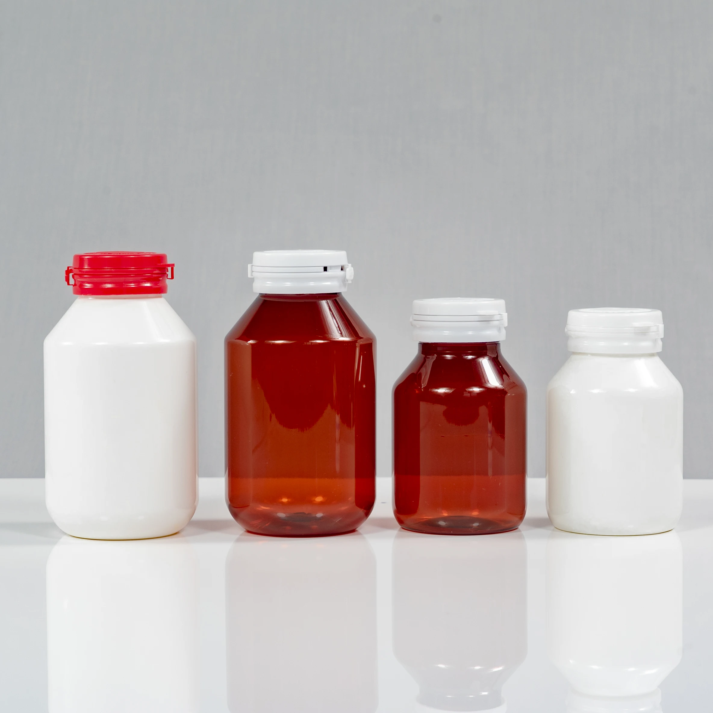 165毫米防篡改圆形宠物塑料包装胶囊瓶