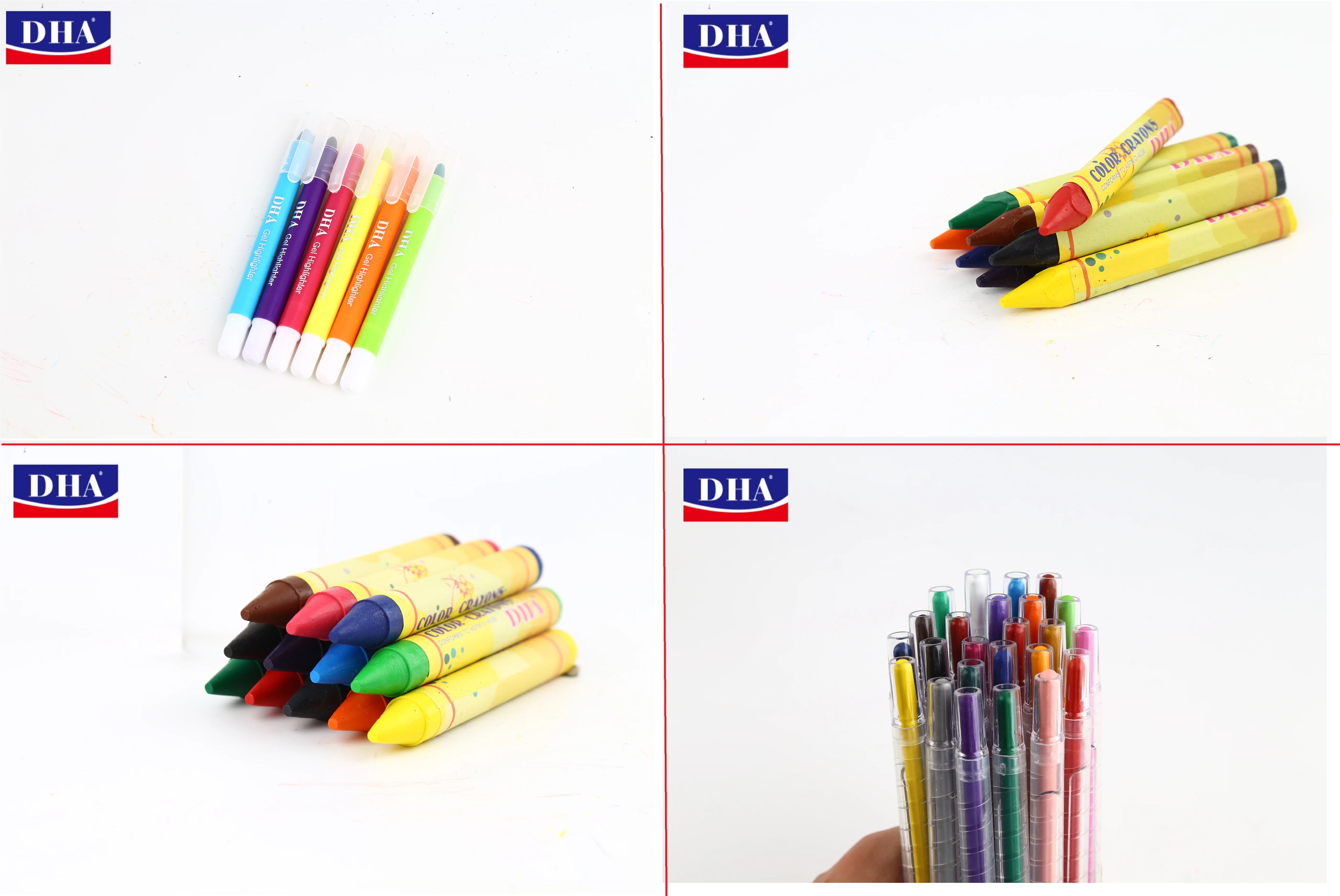 Stationery Factory Wholesale Colorful Wax Twisted Crayon for Children Chic Twistable Crayon Pen Set