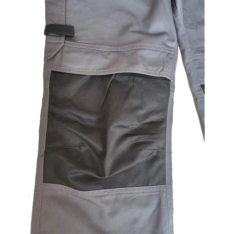 New Design Work Wear Trousers 100 Cotton Mens Cargo Pants With Knee