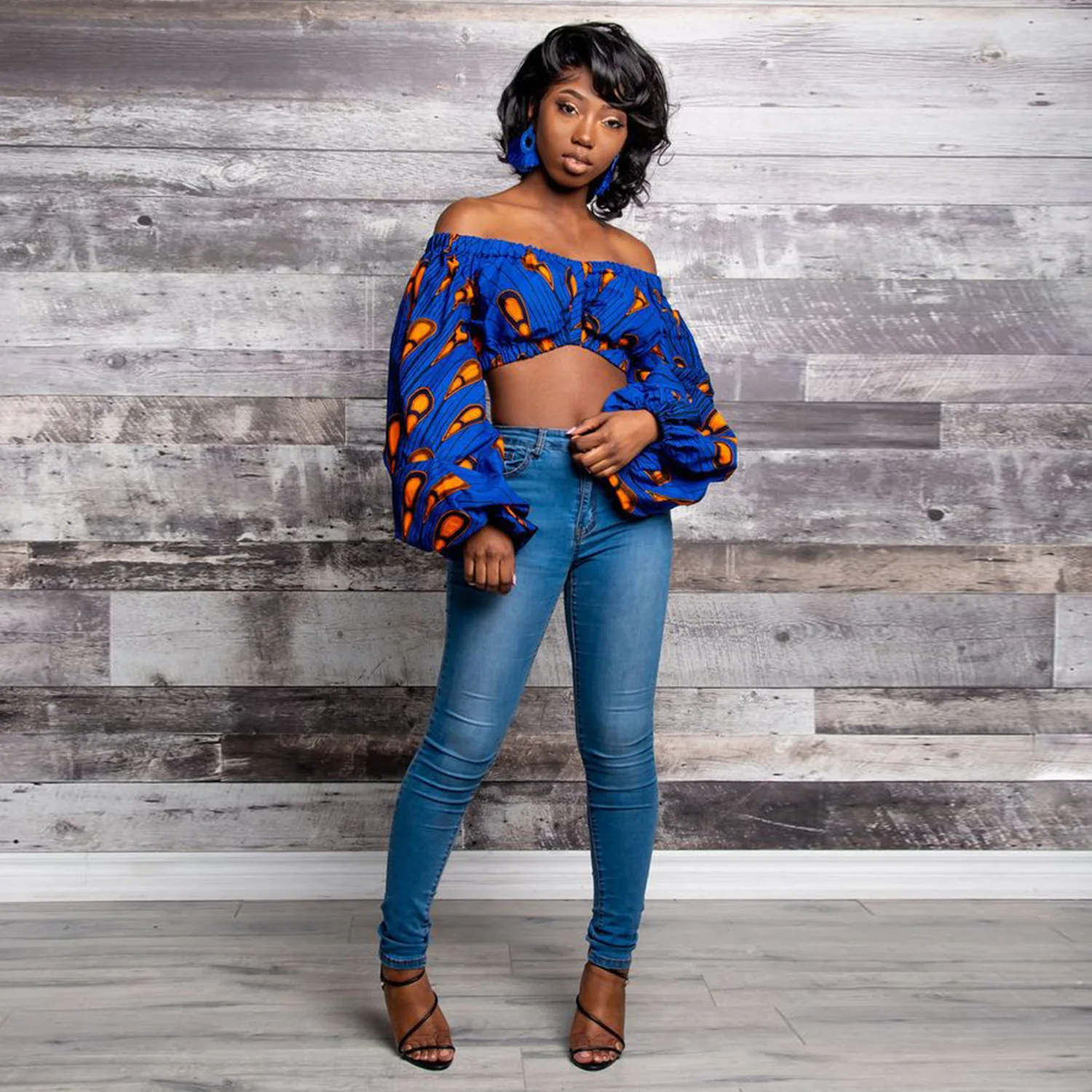 Dashiki crop top best sale