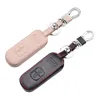 Genuine Leather Car Smart Key Case Cover For MAZDA 2 3 5 6 CX-3 CX-5 CX-7 CX-9 Speed Miata MX5 Shell Jacket Protector
