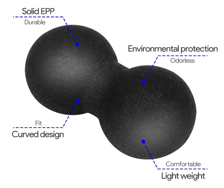 custom logo high quality unisex gym fitness muscle massage ball for sport