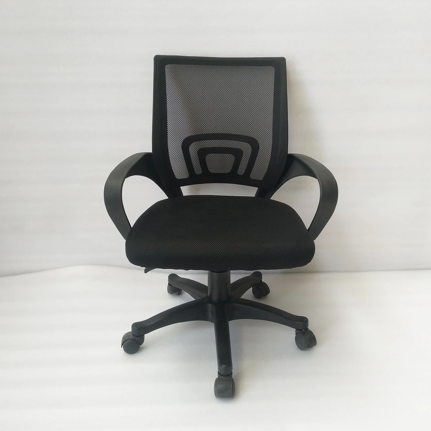 Commercial Furniture Swivel Office Visitor Chair Parts Black Ergonomic Mesh Swivel Office Chair Computer Desk Chair