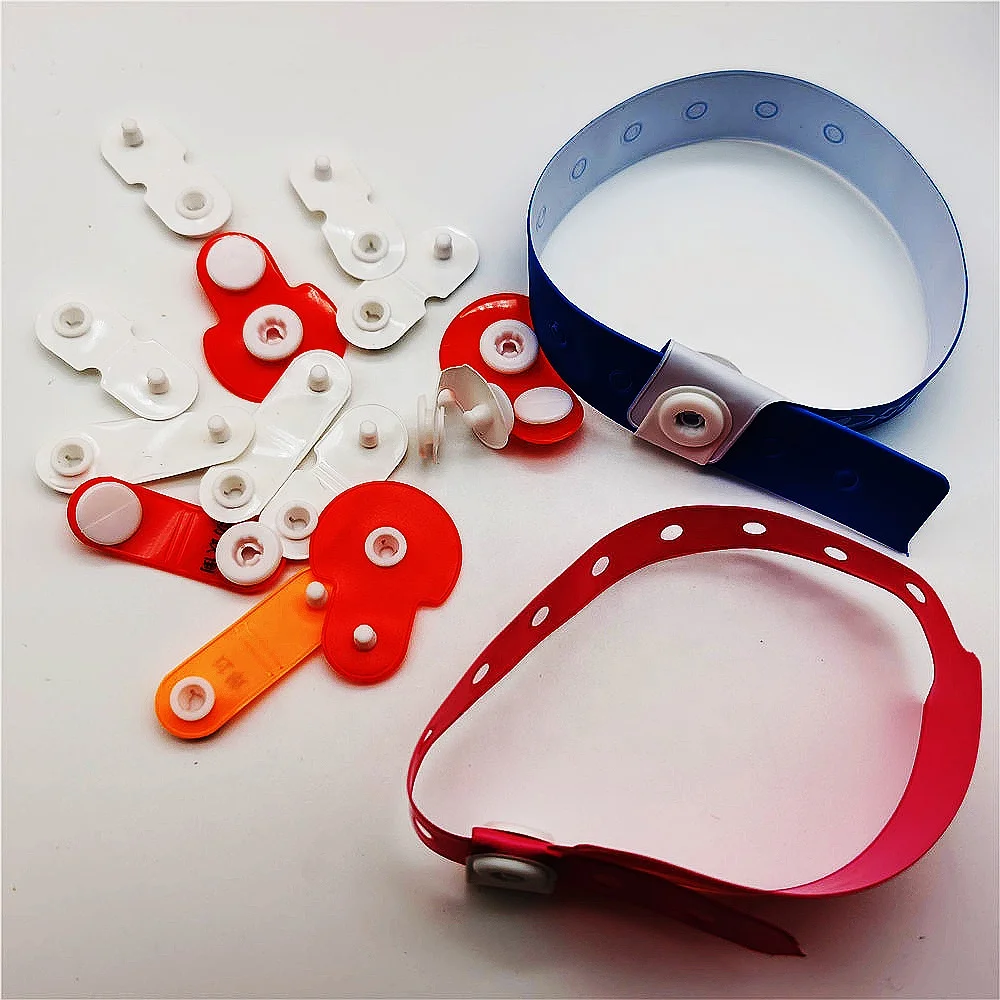 Hospital Wristband Snap Closure Wristbands Snap Button Snaps For