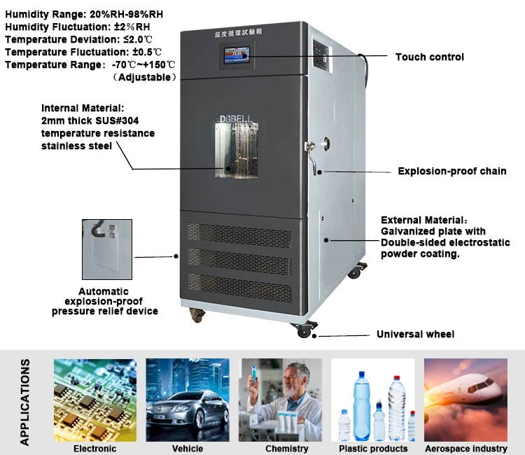 Explosion-Proof High Low Temperature Cycling Satbility Climatic Tester