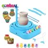 DIY machine drawing toys workshop tool set pottery wheel kids