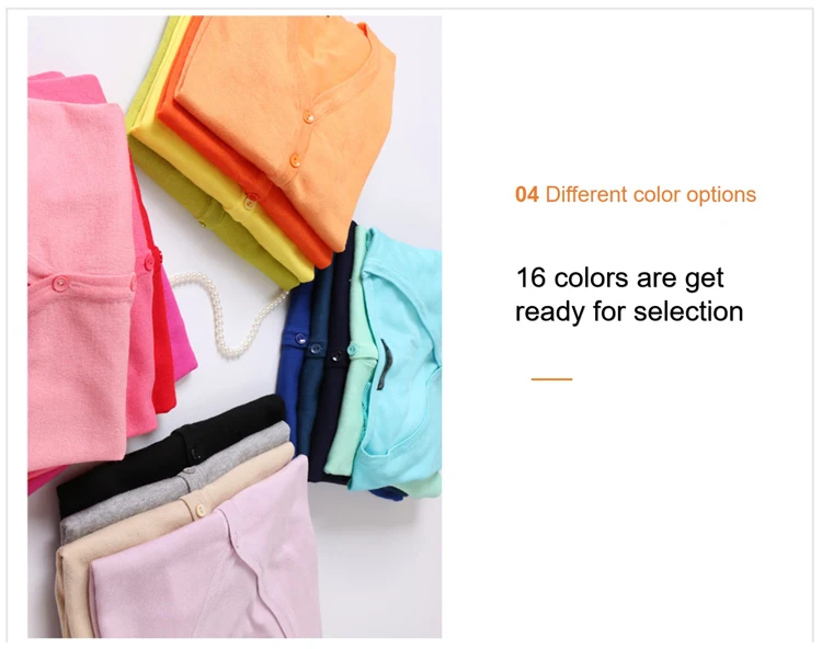 Amazon Hot Sale Women' s V Neck Button Long Sleeve Winter Basic Knitted Sweater Cardigans