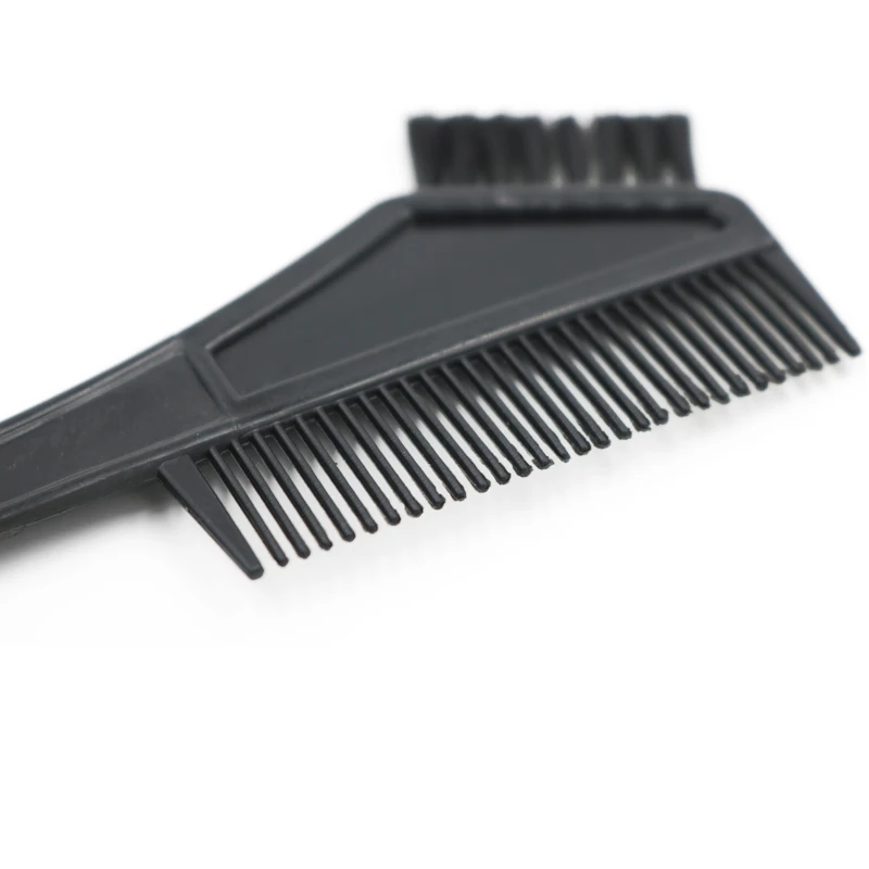 优质abs 塑料颜色塑料双面染发梳子刷子染发刷美发沙龙