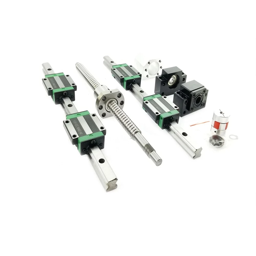 X Y Z Axis Cnc Kit Hgr20 Hgw20cc Hgh20ca Sfu 1605 Sfu1610 200mm 1000mm ...