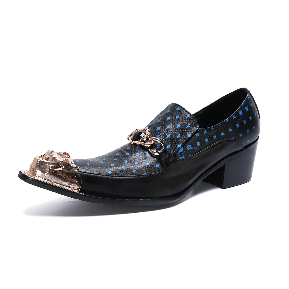 Na314 Designer Business Office Men Dress Shoes High Heel Fashion