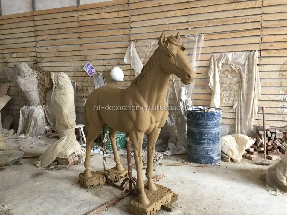 Outdoor Garden Decoration Fiberglass Life Size Animal Figurines Resin