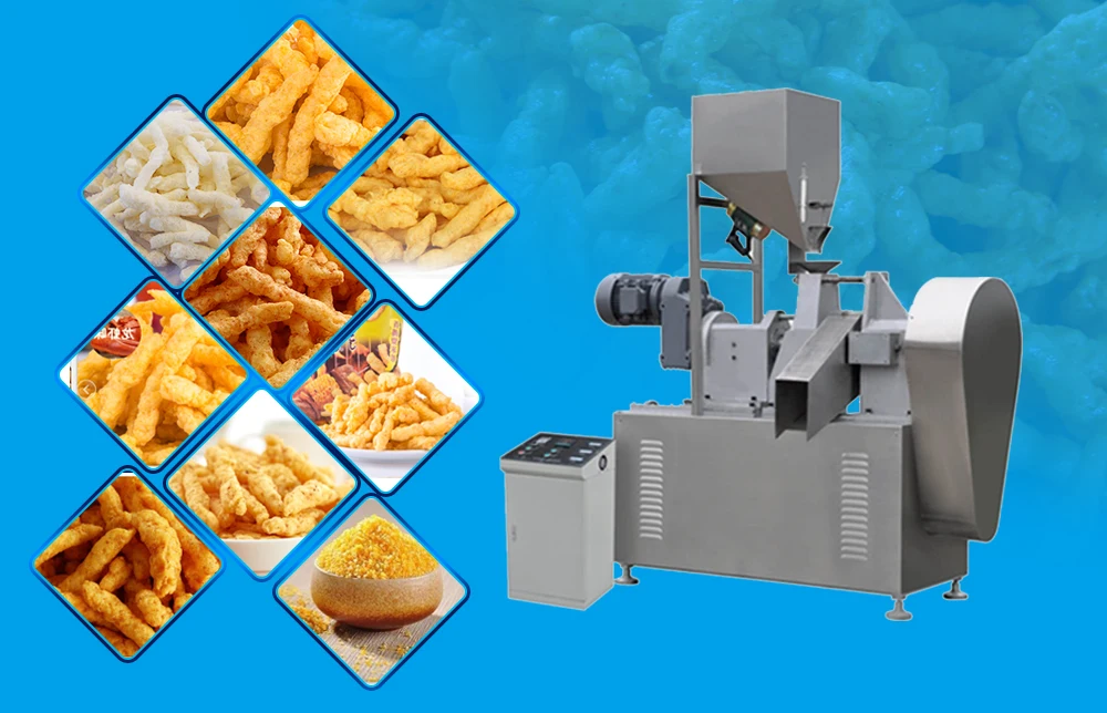 Good factory sells 100% safe grilled cheese crunchy snack extruder