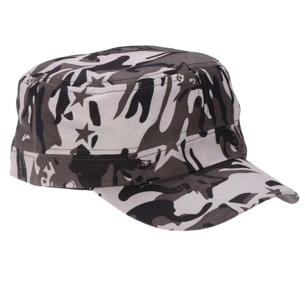 Military Camouflage Cap Adults Army Peak Hat Baseball Camo Urban Hip Hop Hat 