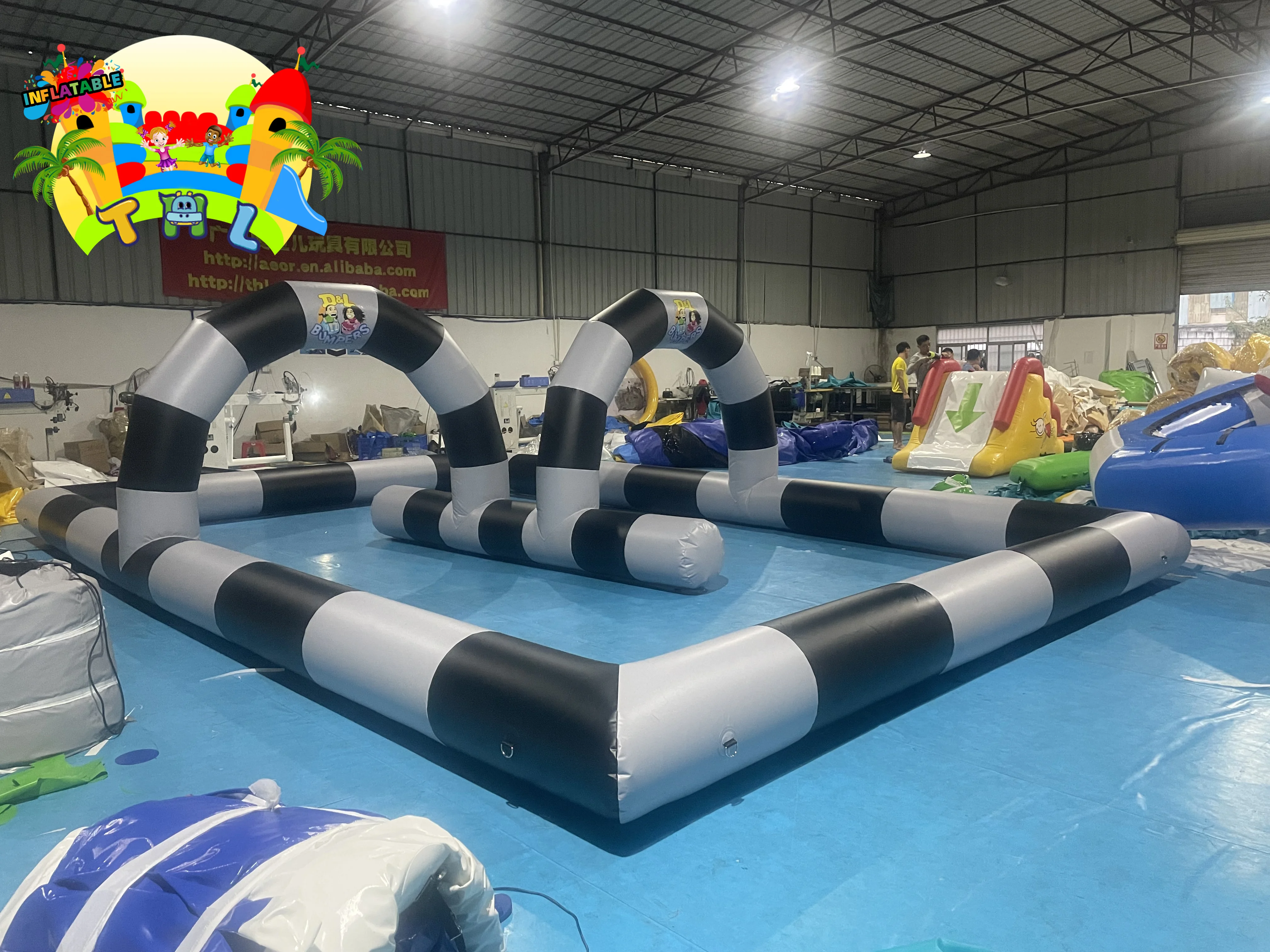 Customized Mini Pvc Car Racing Track Indoor Outdoor Commercial Kids