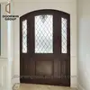 Factory Directly Supply western entry doors steel door with sidelites standard width